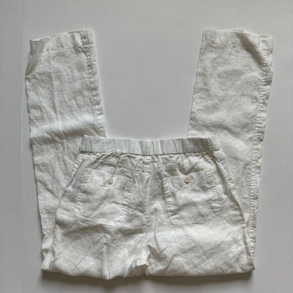 Johnny Was White Linen Pants Size Small NWOT - Picture 4 of 9